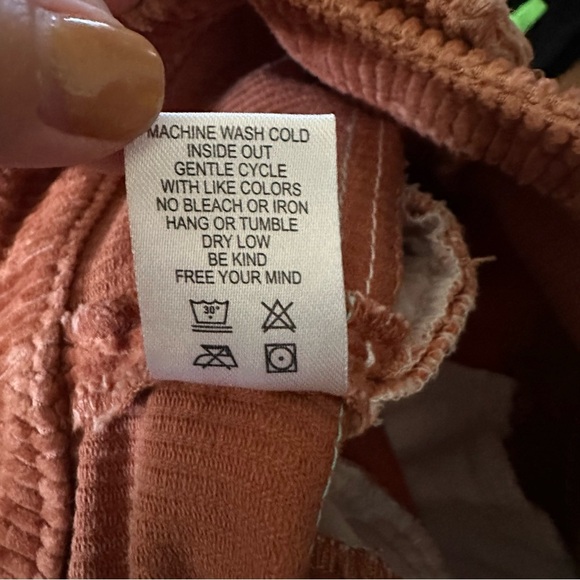 Classic Rock Couture Vibrant Orange corduroy Flare Jeans size Medium unique - Picture 7 of 12